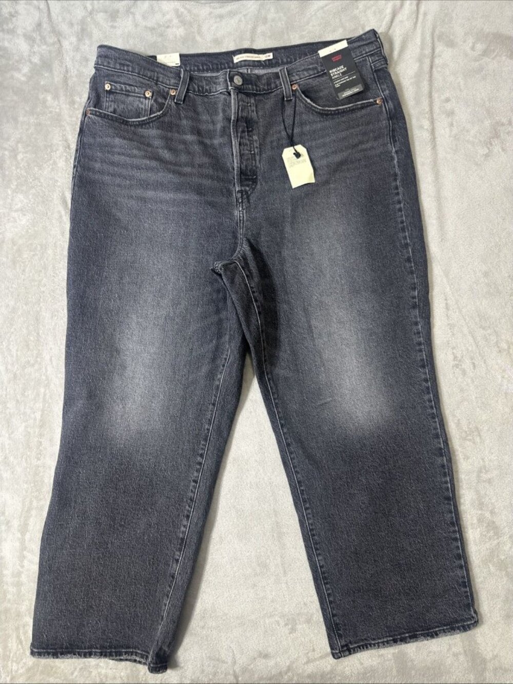 Levi’s Women’s Ribcage Straight Ankle Jeans 18W High Rise NWT